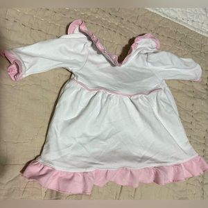 Magnolia baby white and pink dress 0-3 months